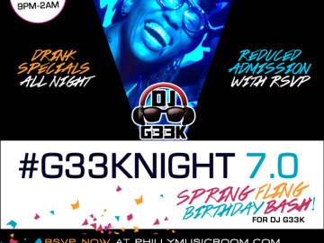 #G33kNight 7.0: Spring Fling / Birthday Bash for DJ G33k
