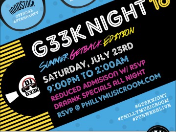 #G33kNight 16: Summer Getback Edition